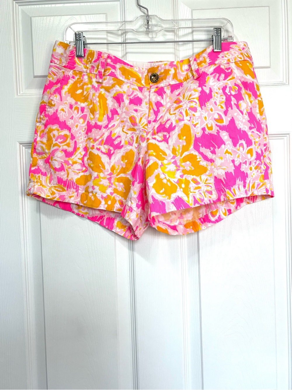 lilly pulitzer Callahan shorts Women’s 12 Kit Royal Pink Ooh La La Tropical